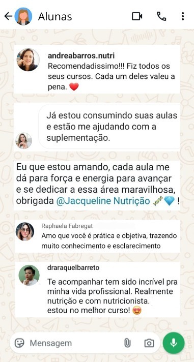 Depoimento Aluna Metamorfose